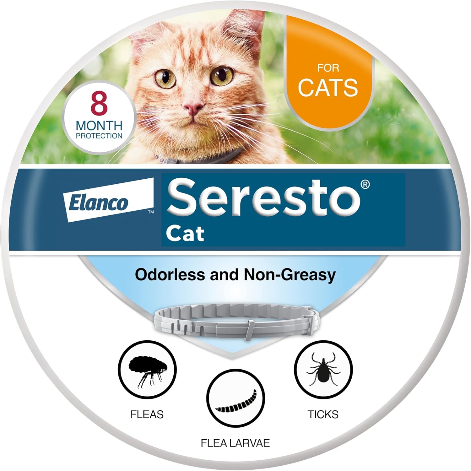 Collar Antigarrapatas Seresto® de Elanco para Gatos
